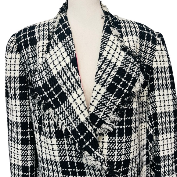 Nicole Studio Chic Black and White Plaid Skirt Set - Picture 6 of 6